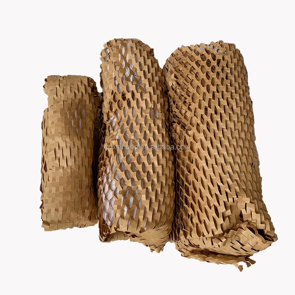 
XiaHong Honeycomb Kraft Paper Sheet Packaging Cushion Paper Sheet for Wrapping Glass Cosmetics Wine Material 
