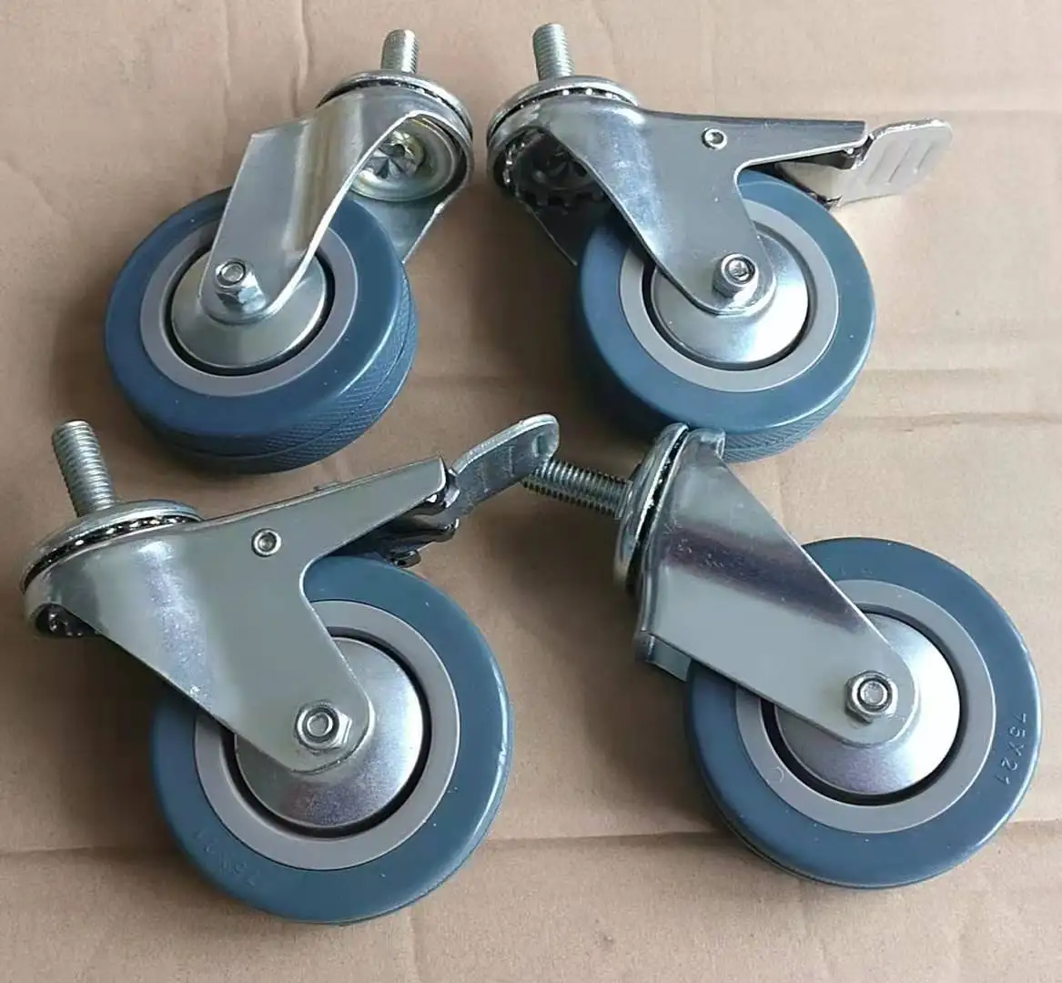 ZR M10 M12 резьбовой стержень 50 65 75 100 125 мм серый резиновый ПВХ винт