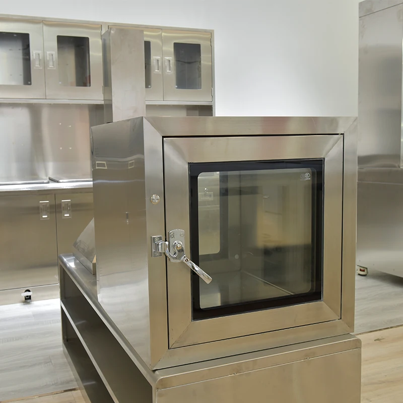 High Quality Industry Multi Spec Cleanroom Air Shower Pass Box For Biotechnology Laboratory Factory
