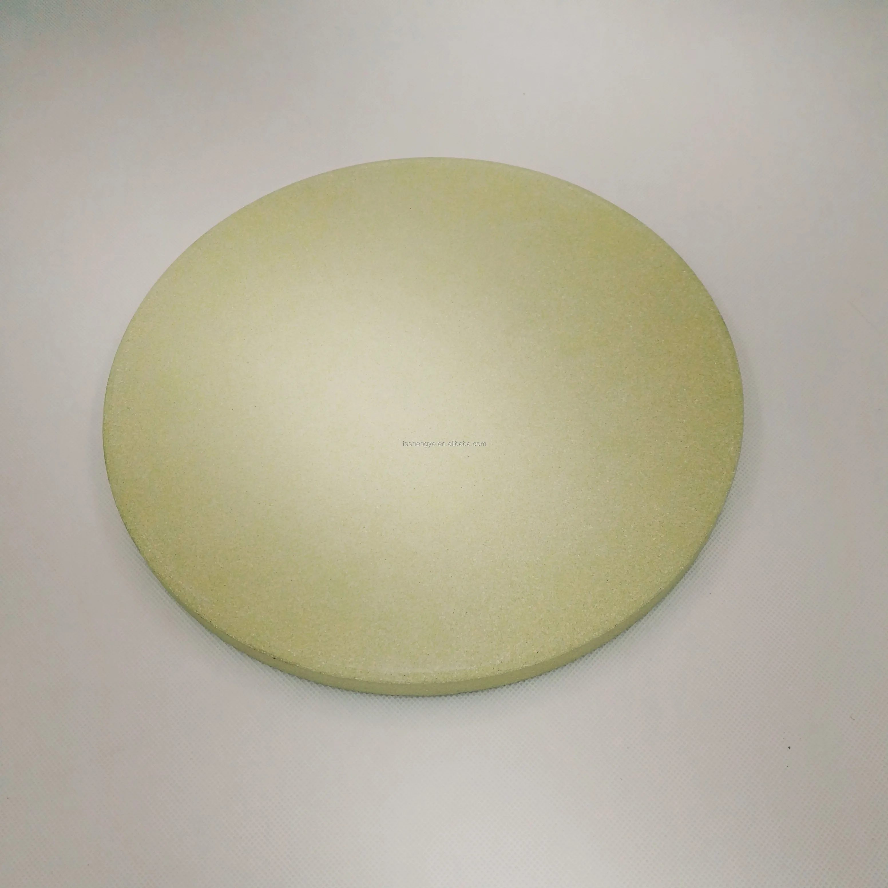 Dia 26cm Round cordierite pizza stone with thickness 1.5cm for USA and Germany market