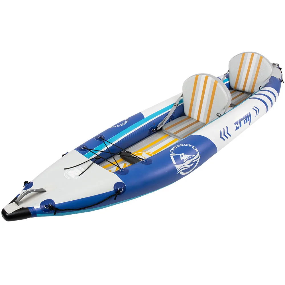 ZRAY 34201 Hot Sale Double Seat 2 Person Drop Stitch PVC Confortable Inflatable Fishing Kayak Boat