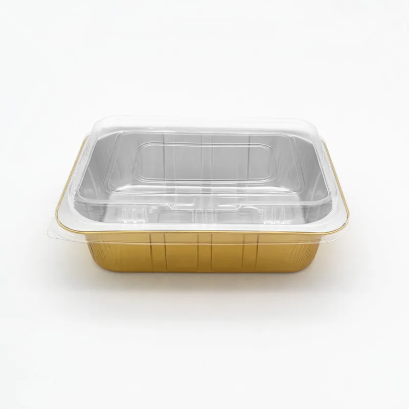 OEM & ODM Food grade tight sealing deep aluminum loaf pan rectangular disposable pans with