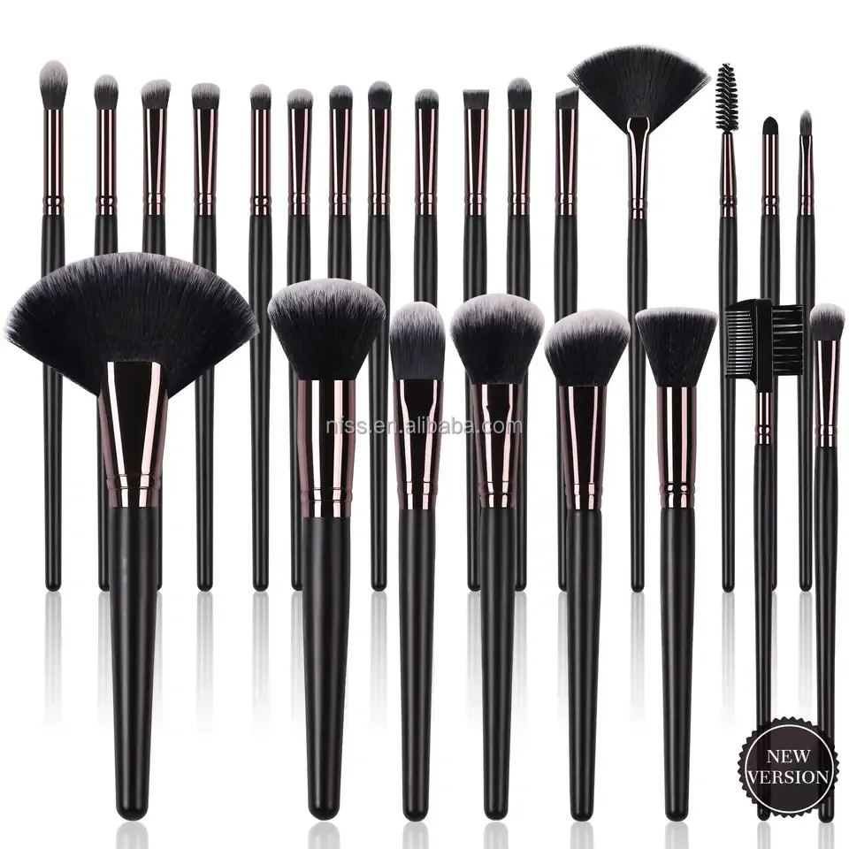 Vegan It Cruelty Free Custom Made Vegan Cosmetics Make Up Brushes Manufacturers China 24 Pcs Makeup Brush Set And Pouch Case Bag