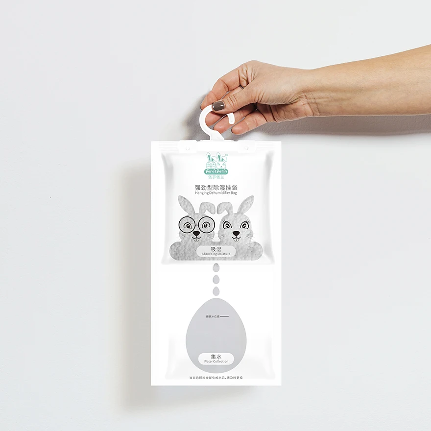 500ml Hanging Moisture Absorber Dehumidifier Bag Humidity Control Sachet for Closet