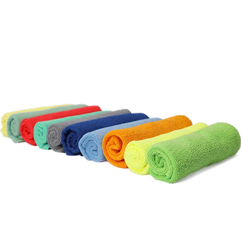 Terry German Cleaning Cloth Kitchen Towel Microfiber Car Towel Custom Dust Microfiber Polyester Fiber Cleaning Cloth