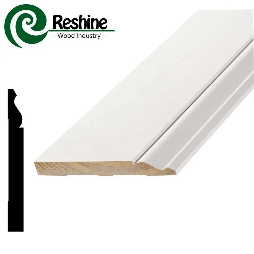 Gesso Plaster Gypsum Baseboard Line Molding Wood Moulding Baseboard Wall Skirting