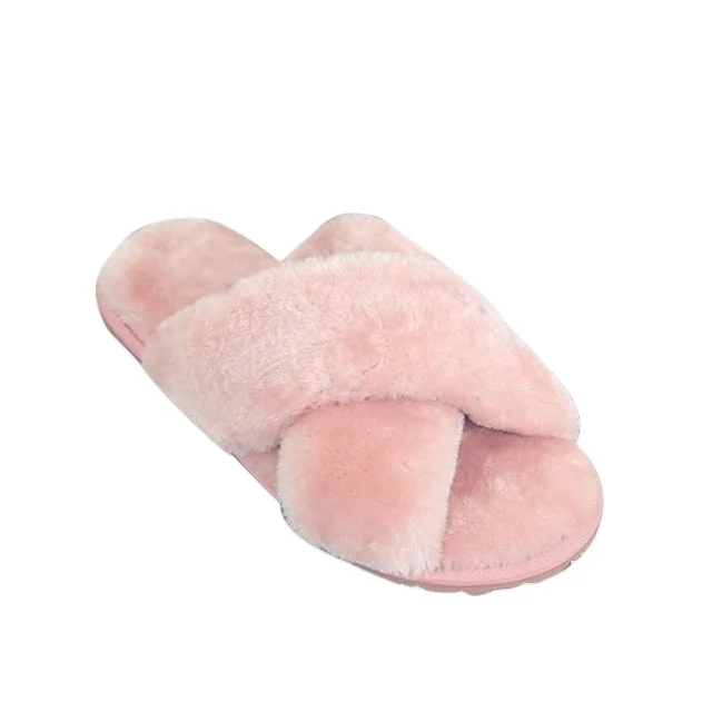 2021 модные удобные высококачественные домашние тапочки из искусственного меха по подходящей цене для женщин