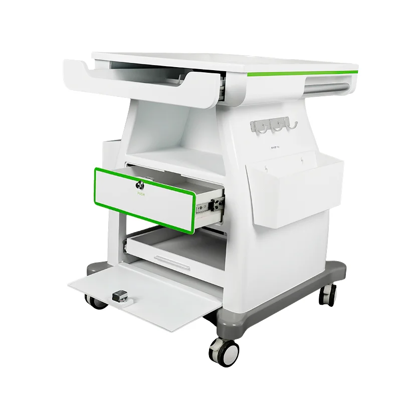 Портативная медицинская тележка из АБС-пластика пластиковая часть шкафа от профессионального производителя