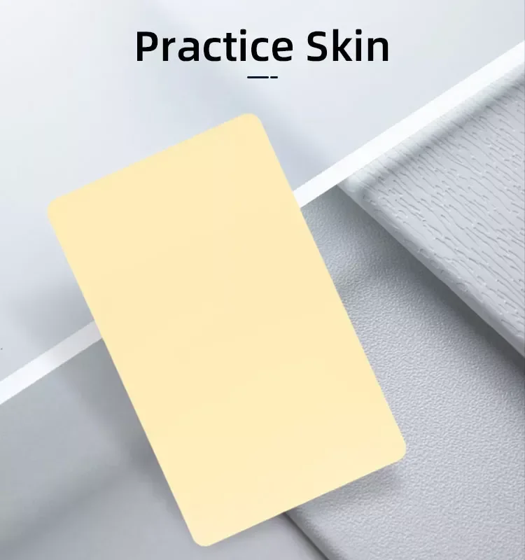 wholesale 3mm size Tattoo Practice Skin Hadiyah Blank silicone tattoo training practice skin for tattoo and permanent makeup