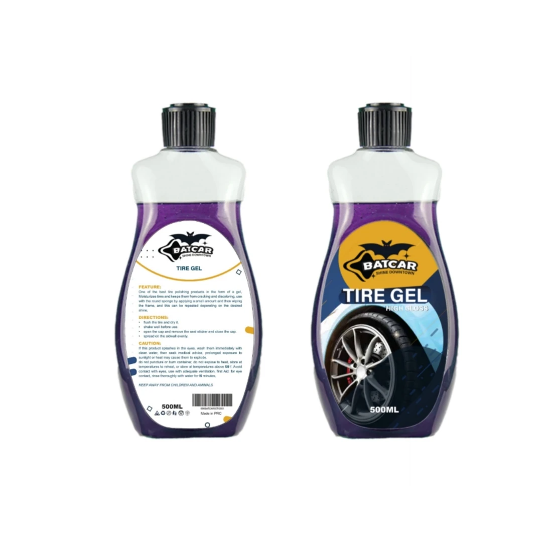 tire polish high glossy and high quality effect make tire looking wet and glossy also protects it from sunlight best tire shine