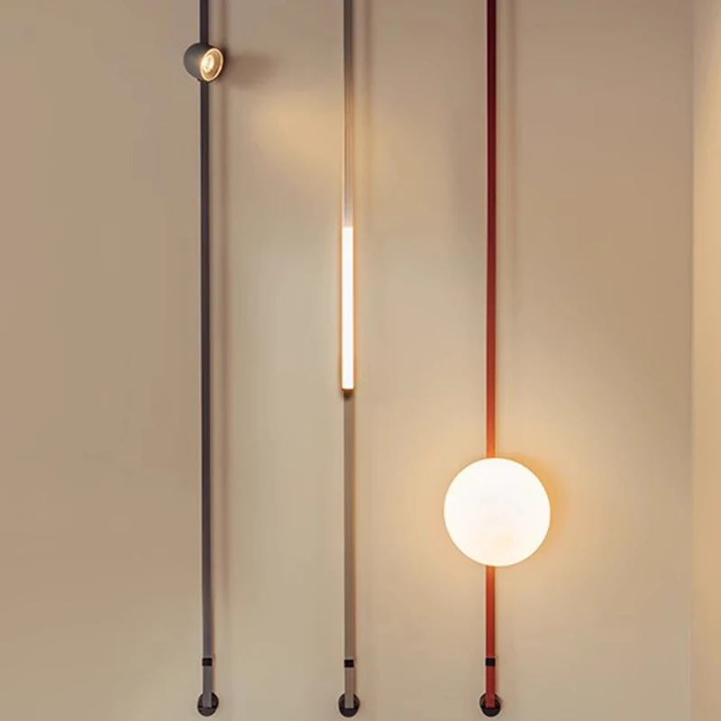 Vandolite living room design pendant light led ball shapeable flexible belt track light for home office