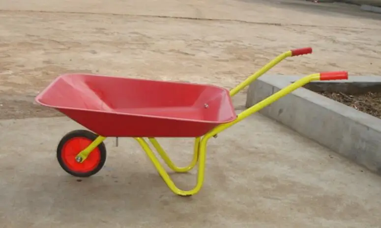Vietnam  Kids Wheelbarrow Set Metal Child Wheel barrow Easy to Assemble and Garden Tools kids toys