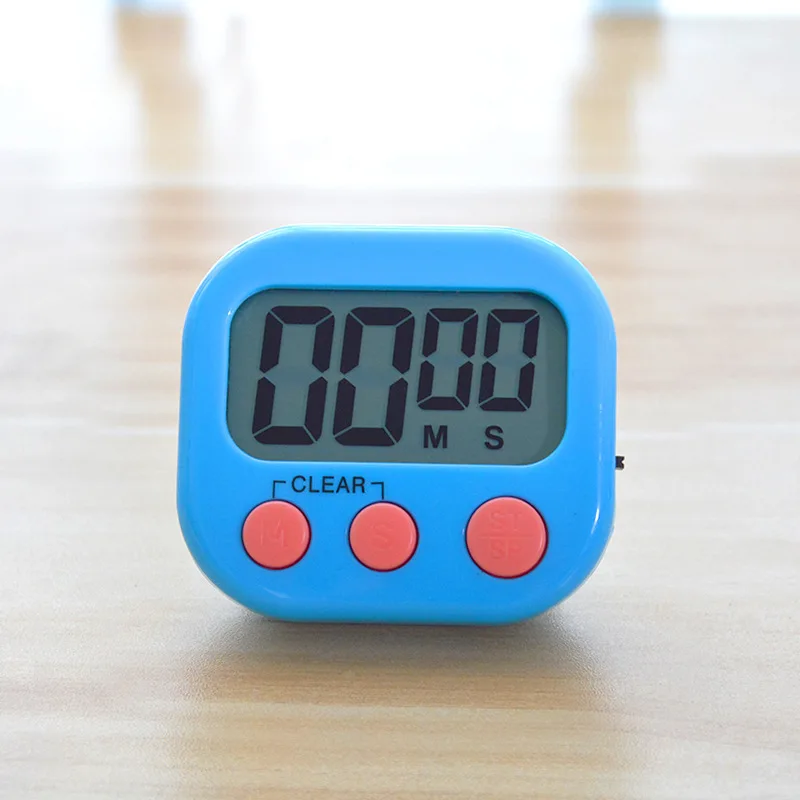  Led digital gym timer Magnetic Countdown Digital Kitchen Timers LED display mini cute magnet fridge