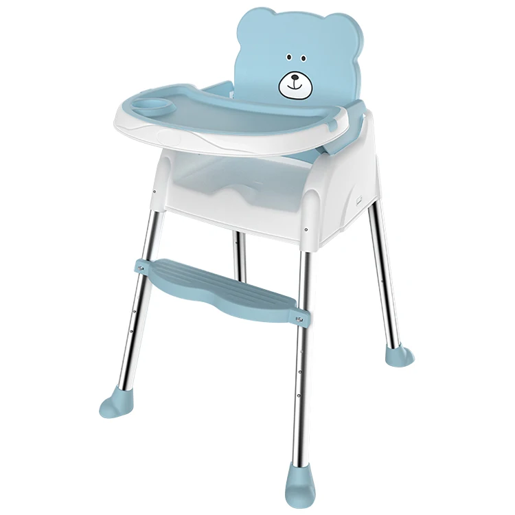 Multifunctional Plastic Baby High Chair Table Baby Feeding High Chair 3 In 1 Baby High Chair With Table