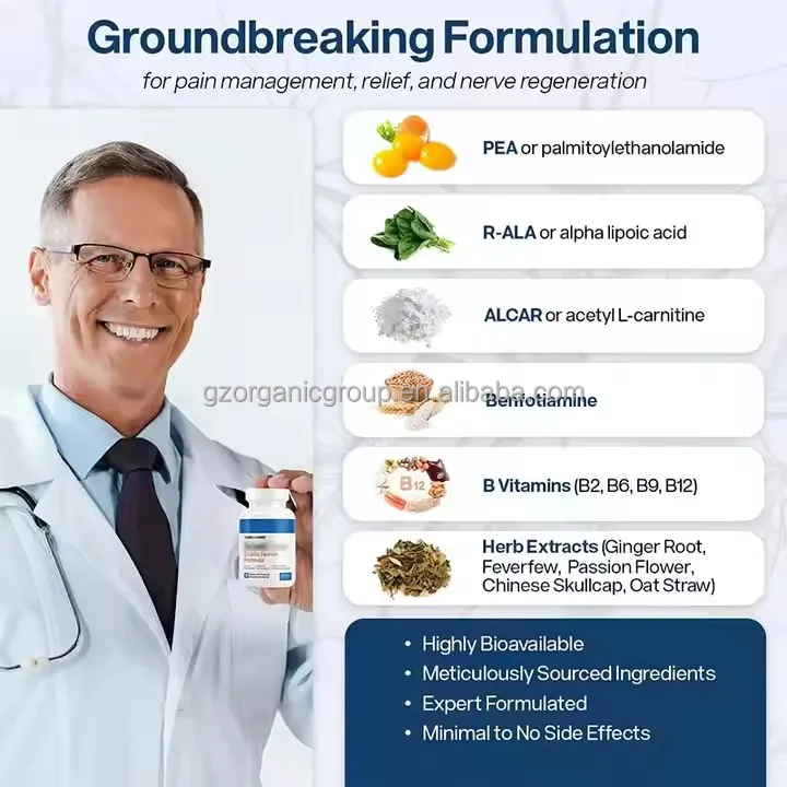 High-capacity  Support Sciatic Formula Nerve Health Supplement with alp Sciatic Nerve Health Support Supplement Nerve Support