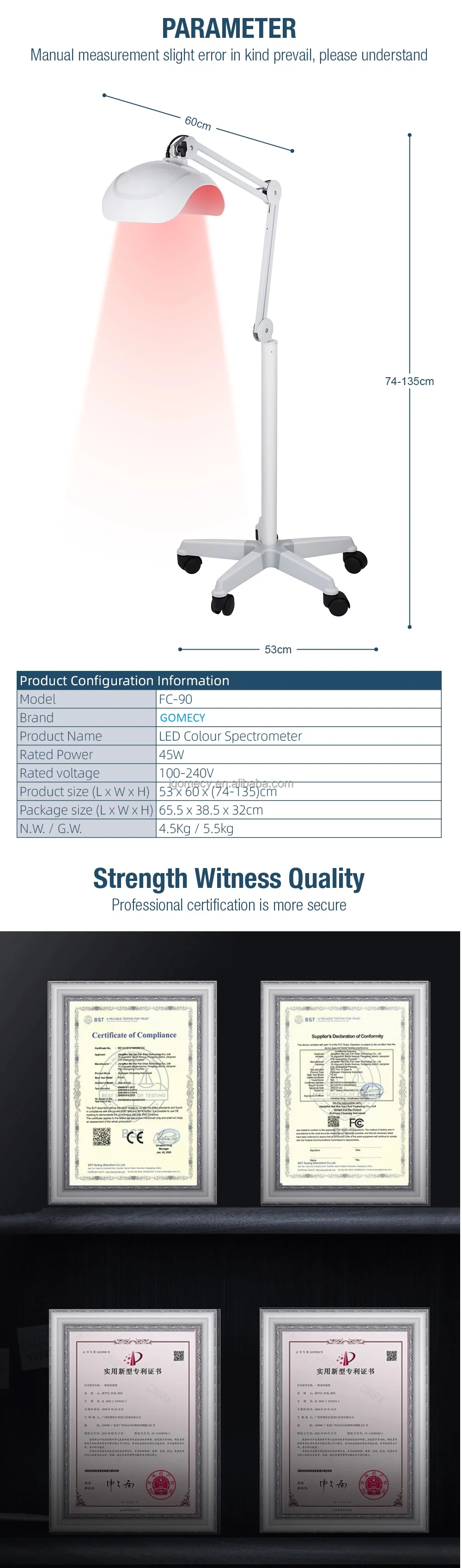 Gomecy-therapy-beauty-machine-led-use-professional-therapie-pdt-led-par-photon-red-light-therapy-infrared-PDT-machine
