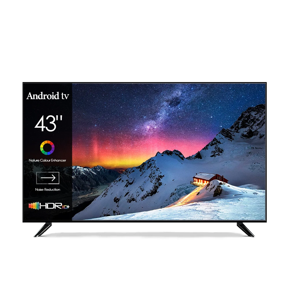 Flat Screen 43inch Ultra HD 4K LED Panel Display Television LCD TV De 43 50 55 65 Pulgadas Smart TV