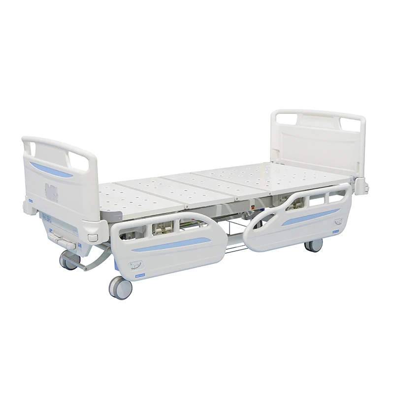 Manufacturer Price Hospital Equipment Three Functions ABS Side Rails Hospital bed