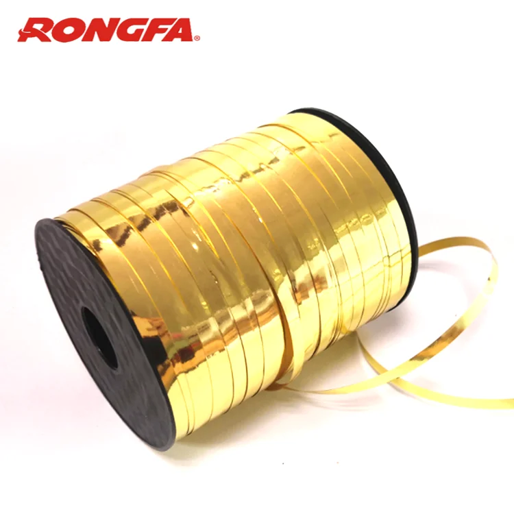 
Colorful Balloon curling Ribbons Cord Tie 5mm Width Plastic Gift Packaging metallic ribbon strings 