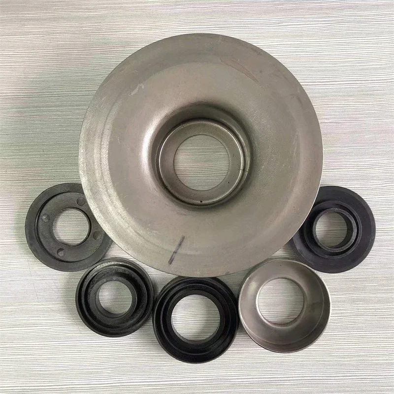 Conveyor Roller Punching Shaft Bearing Housing Metal Cap Plastic Labyrinth Sealing Kits TK6206-122
