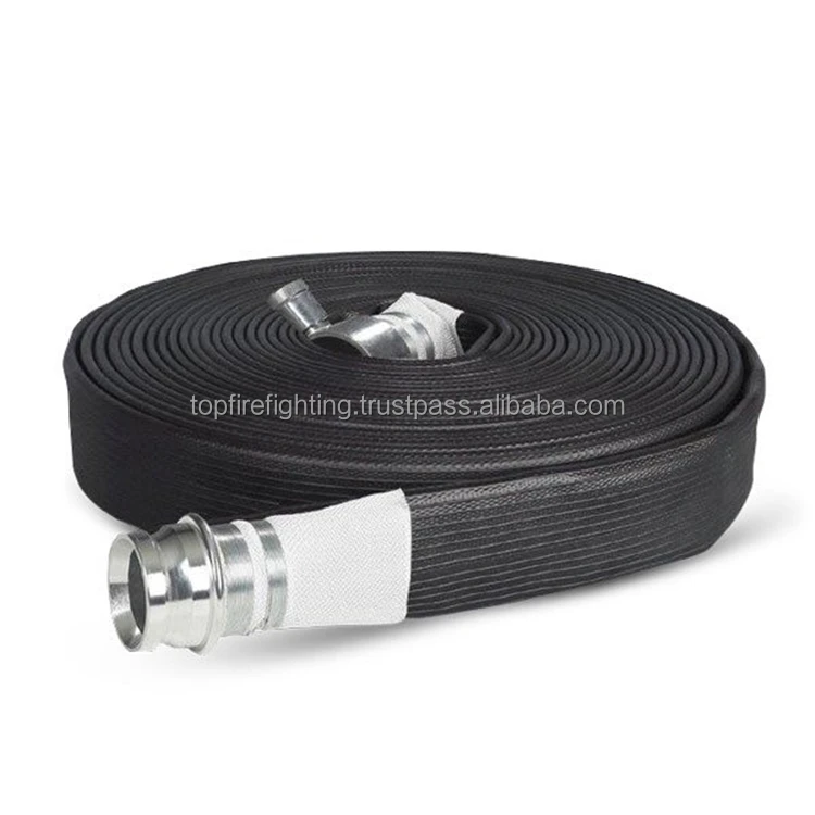 High Pressure Rubber Hose Pipe 2.5 Inch Lay Flat Fire Fighting Hose