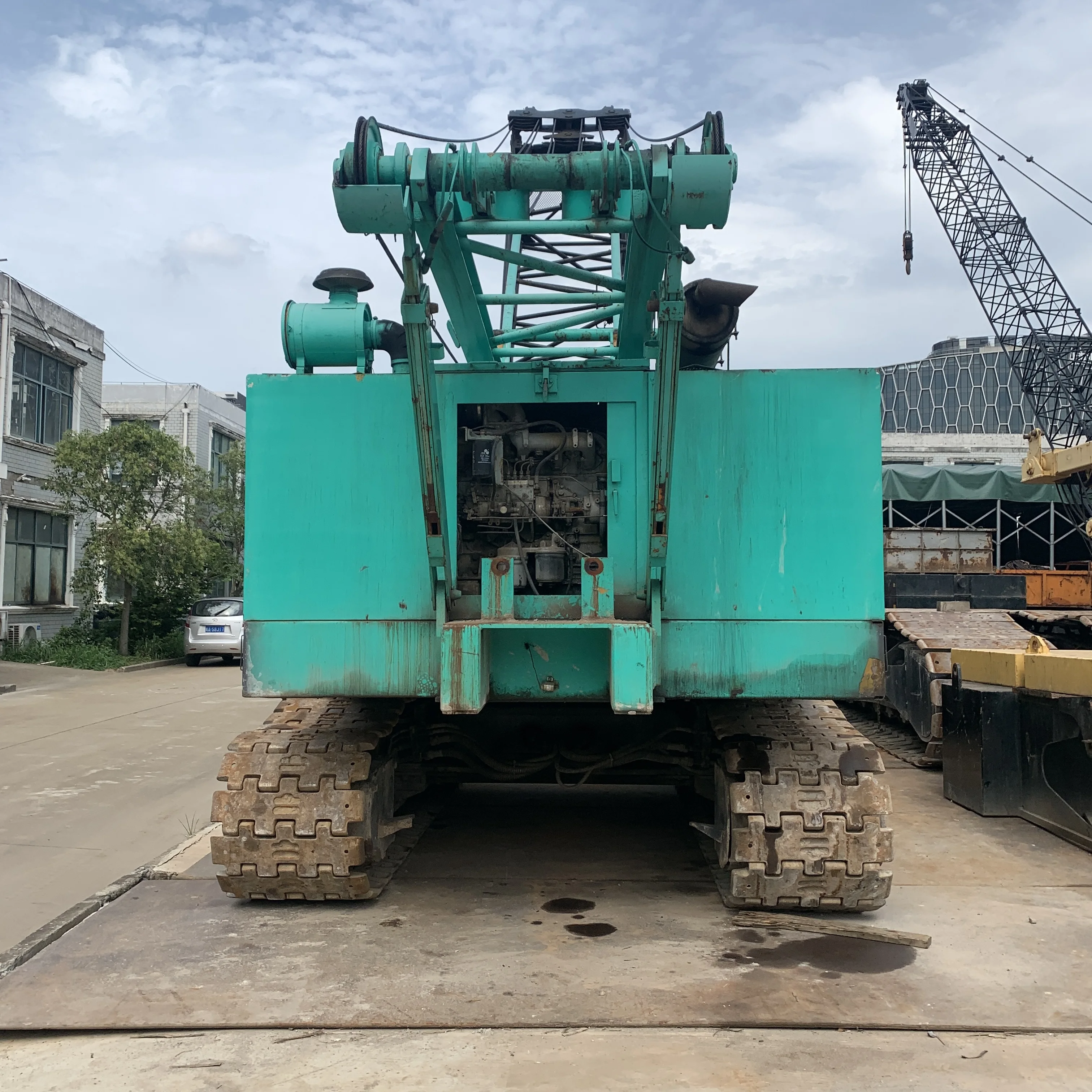 Подержанный гусеничный кран KOBELCO 50 тонн 45 55 гидравлический для строительной машины Hitachi/SANY