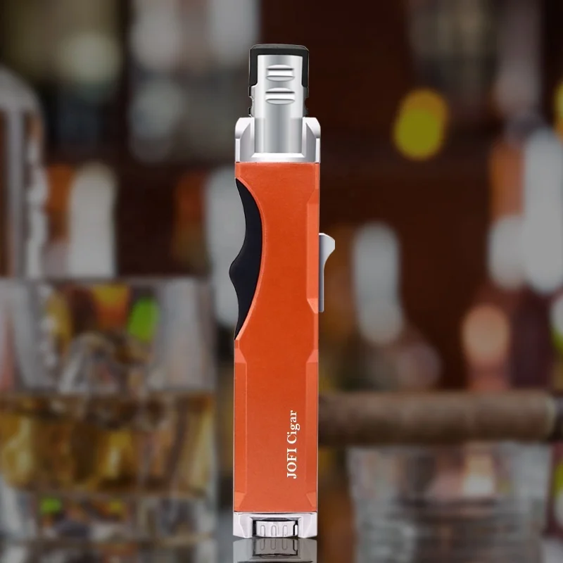 Wholesale Kitchen BBQ Cigar Big Jet Flame Fire Torch Outdoor Camping Cigar Lighter Mans Tools for Candle, Grill, BBQ, Fireworks