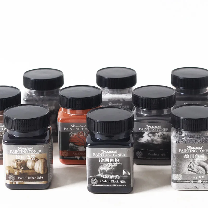 Bview Art Premium Quality Charcoal Powder for Drawing Art and Sketching