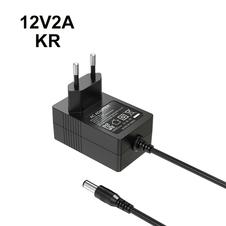 9V 2A Power Adaptor 12volt 2A Ac Dc Wall Mount Adapter 24V Power Supply FCC ROHS CE KC PSE SAA