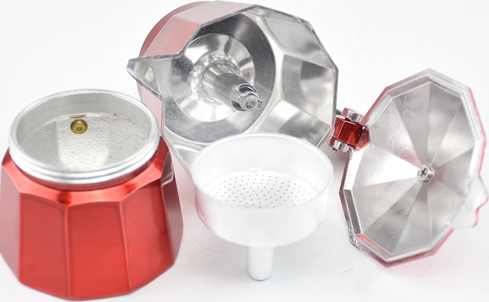 
Aluminum Moka Espresso Latte Percolator Stove Top Coffee Maker Pot 