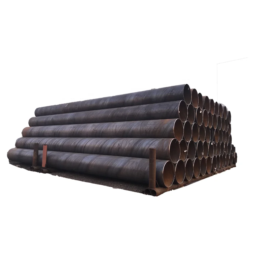 350mm Diameter 6mm Thickness 6 Meters Length ASTM A252 Gr. 2 Carbon Steel Pipe Welded SSAW
