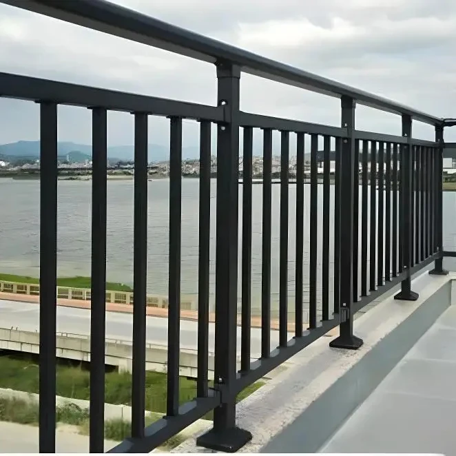 Factory wholesale easy installation aluminum modern villa garden aluminum deck balcony railing metal railing
