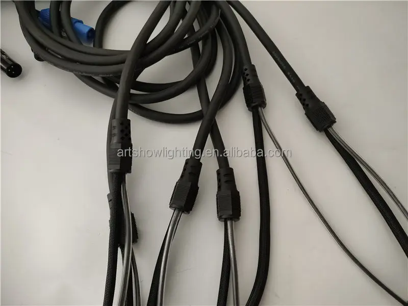 Кабель Powercon сочетание штекера и сигнальной линии DMX XLR для транзита сигнала подключения питания