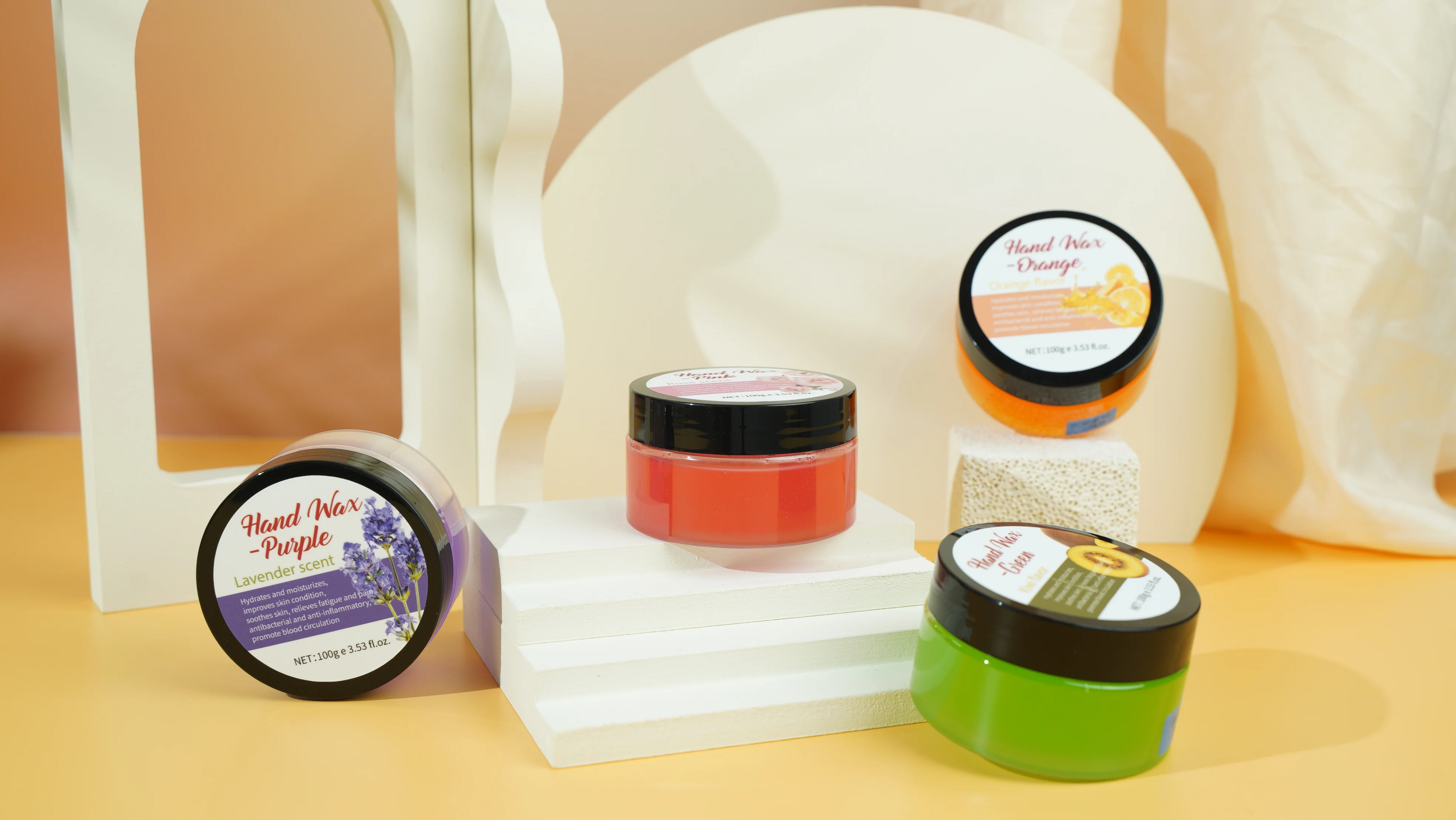 Hand Wax Skin Care Private Label Moisturizing Exfoliator Paraffin Honey Milk Hand Peeling Mask