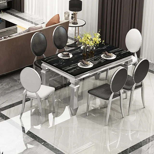 Fashion Home Furniture Karachi Furniture Quality Mirror Dining Table