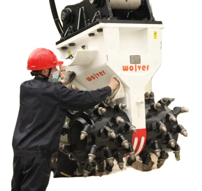 Ready to Delivery Drum Cutter For Surface Profiling And Trenching Transverse Drum Cutter With Hydraulic Rotation BM150