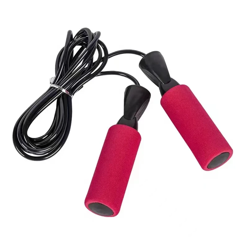 High Quality Fitness Workout Weighted Handle PVC Coated Steel Wire Adjustable Speed Skipping Rope Jump Rope skipping rope
