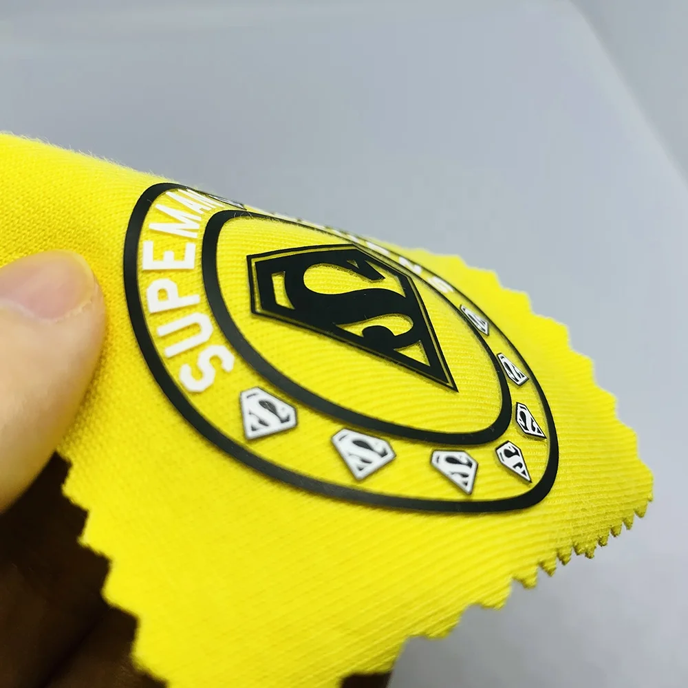 Silicone Label Iron On Logo Label Tshirt Custom Logo Tags for Garment