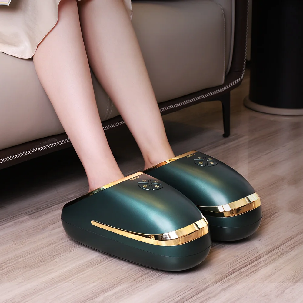 High Durability Easy Use Blood Circulation Massage Pied Shoes Foot Massage Slipper Feet Massager