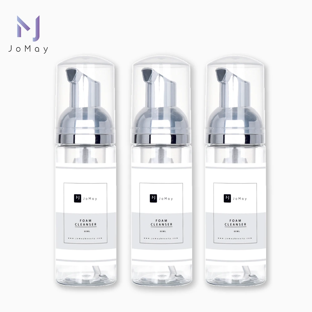 Jomay eyelash extension foam cleanser customized mini kit foam cleaner eye lash shampoo for lash extensions