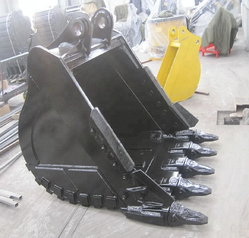 Excavator Attachments 1.8M3 Rock Bucket Pins and Bushings for DH340 Excavator Bucket  with teeth