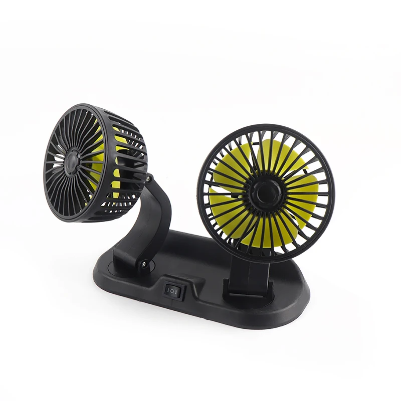 Widely Used Superior Quality Battery Car Fan Double Car Ac Vent Fan