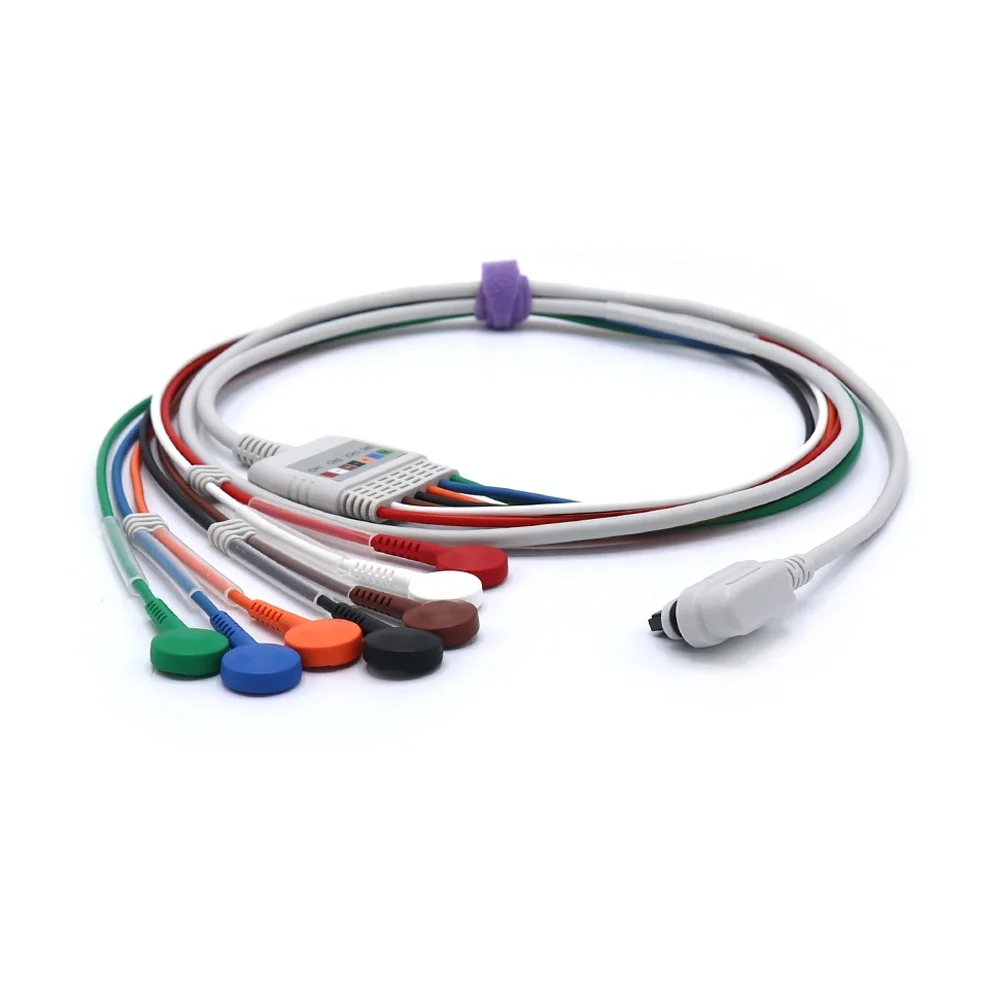 GE-SEER Light 16P 2008594-004 Holter ECG Cable Compatible 7leads