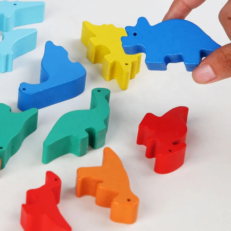 Animal Balancing Blocks Games Stacked Stacked High Balance Boat Children Hand Eye Coordination Puzzle Early Education Wooden Toy