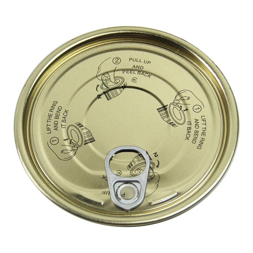High-Quality Wholesale Cheap Tinplate/TFS Can Lid Easy Open End TFS Eoe