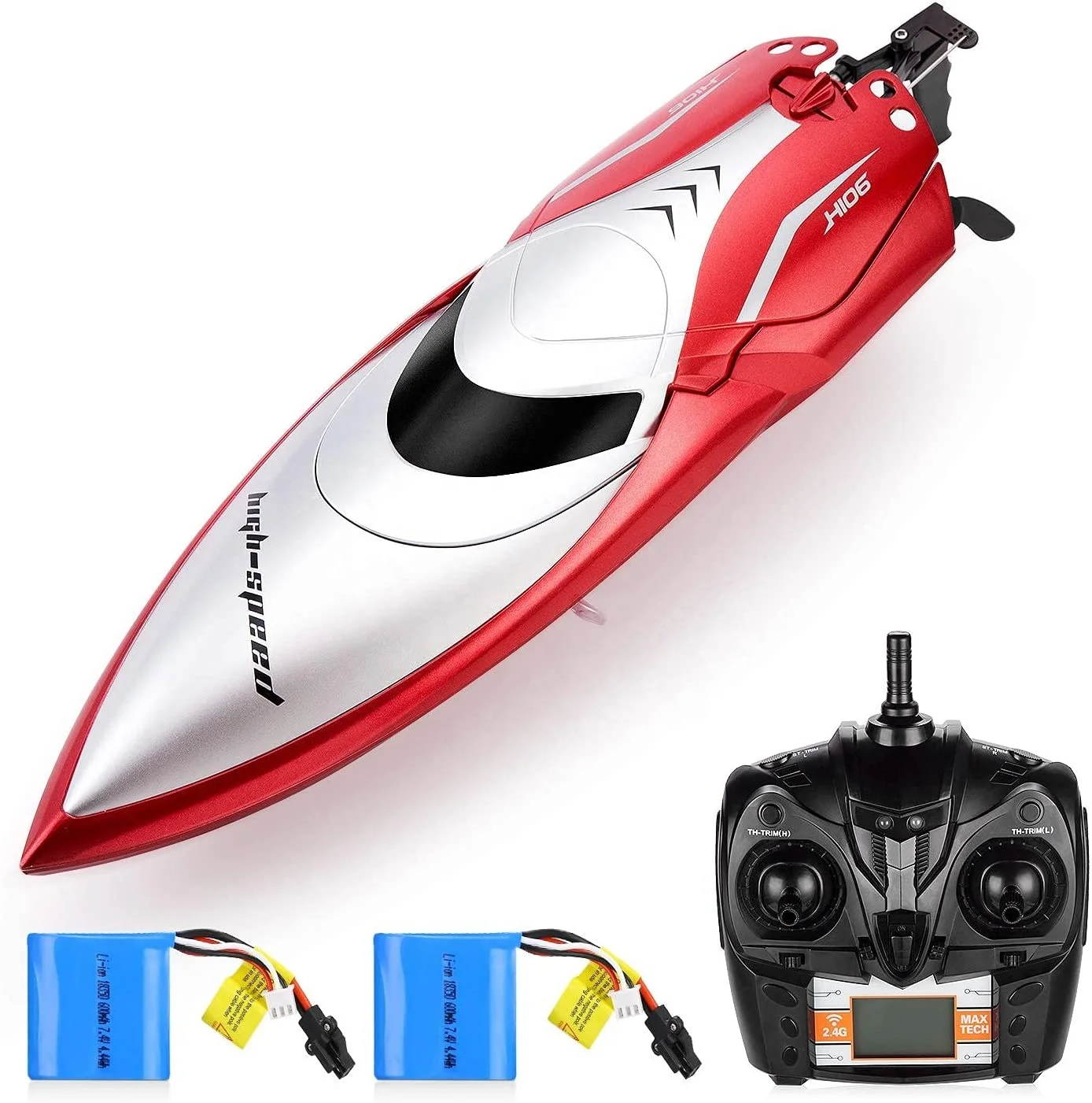 Amiqi TkkJ H106 Waterproof Underwater High Speed Rc 26Cc Gasoline Crocodile Fish Boat Ships Toy Volantex Sr 85