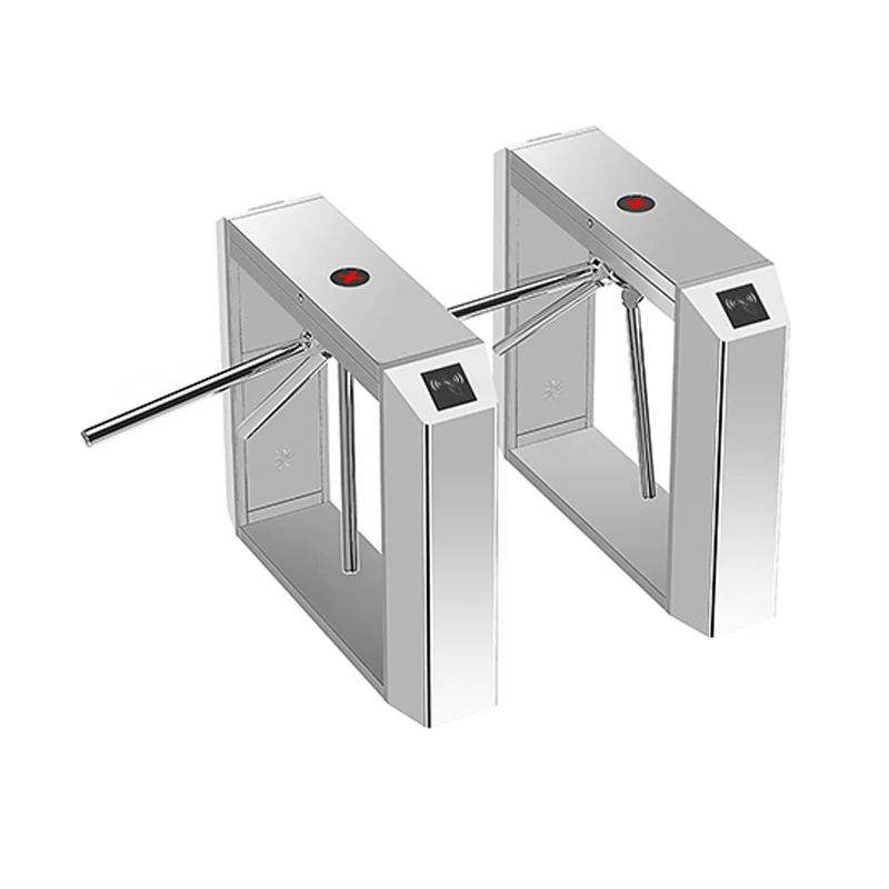 Biometric Tripod Turnstile Access Control System Entrance Exit Semi-automatic Security Tripod Turnstile