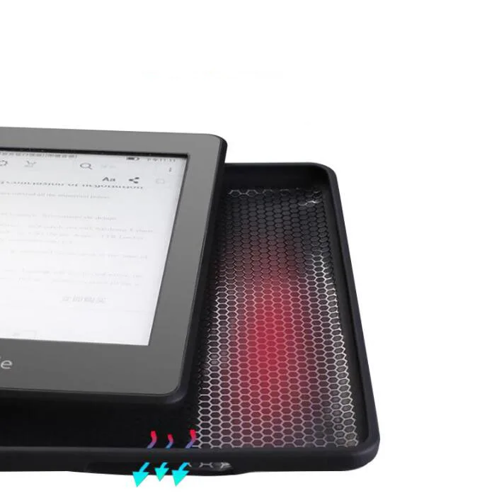 for new Kindle 11th Generation 2022 PaperWhite Slim PU Leather Cover Case with Hand Strap