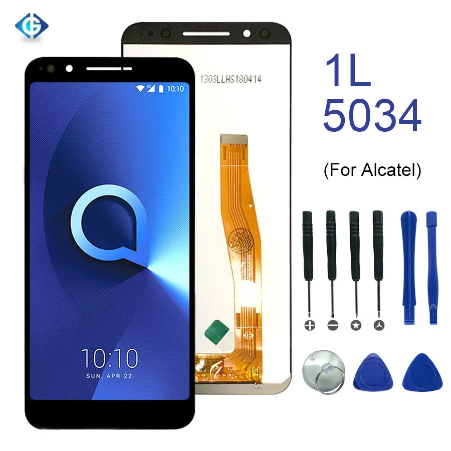 5.94 ' for Alcatel OT5034 Display Screen with Touch Panel Digitizer Complete , 1560x720 for Alcatel 3L LCD