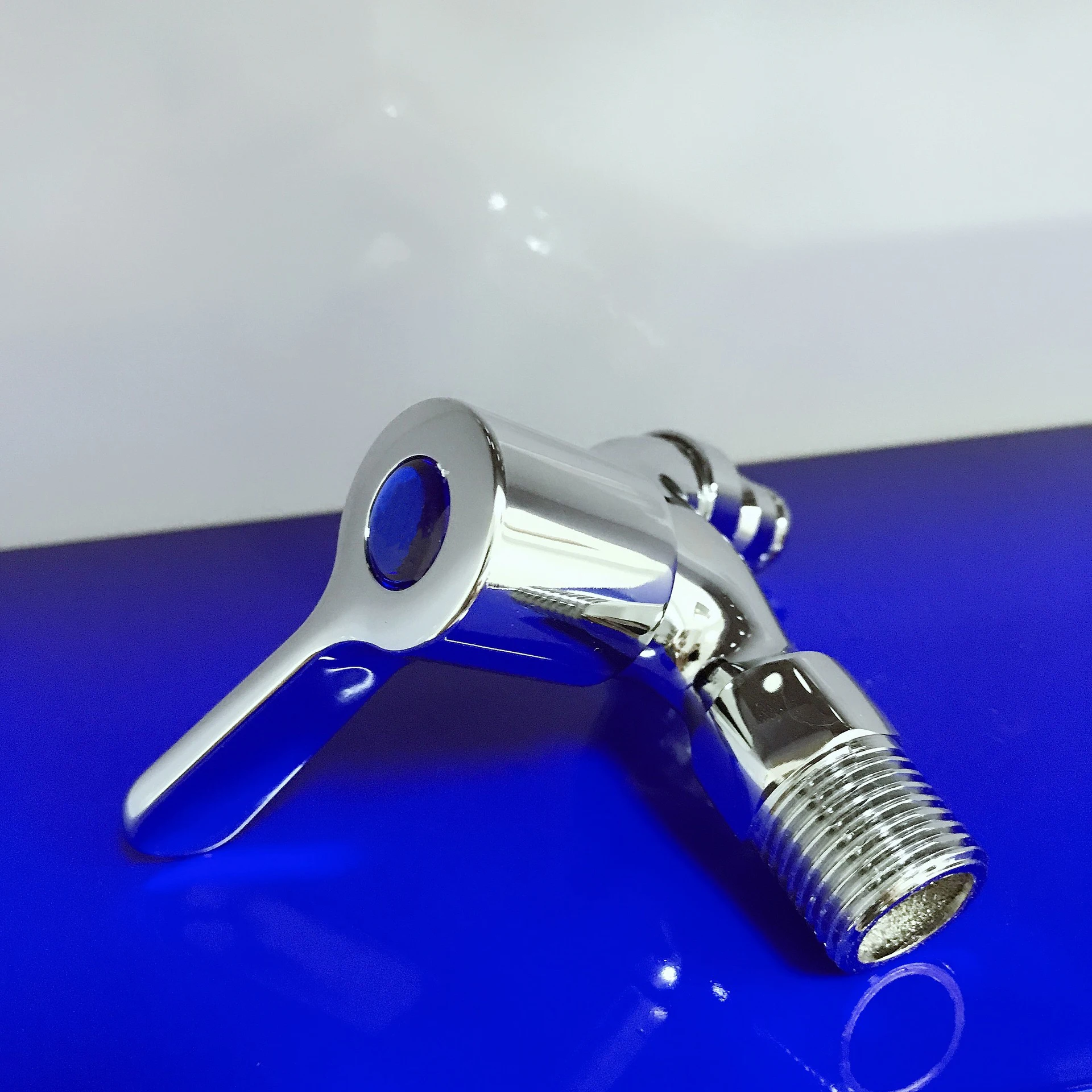 Kmry Custom Hot And Cold Water Mixer Valve Brass Shower Faucet Basin Wall Mounted Bathroom Sink Faucet